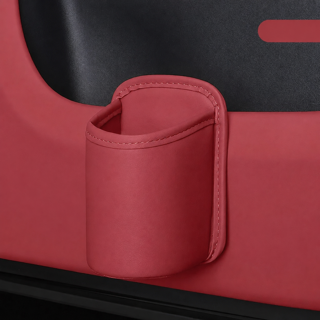 Ixorvin Leather Cup Organizer For Car