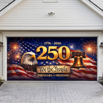 America's 250th Anniversary|Patriotic Garage Door Cover