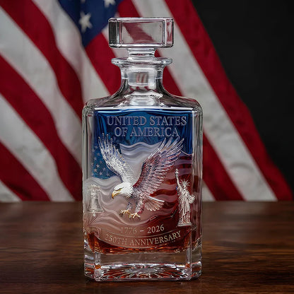 America 250th Anniversary Whiskey Decanter & Glass