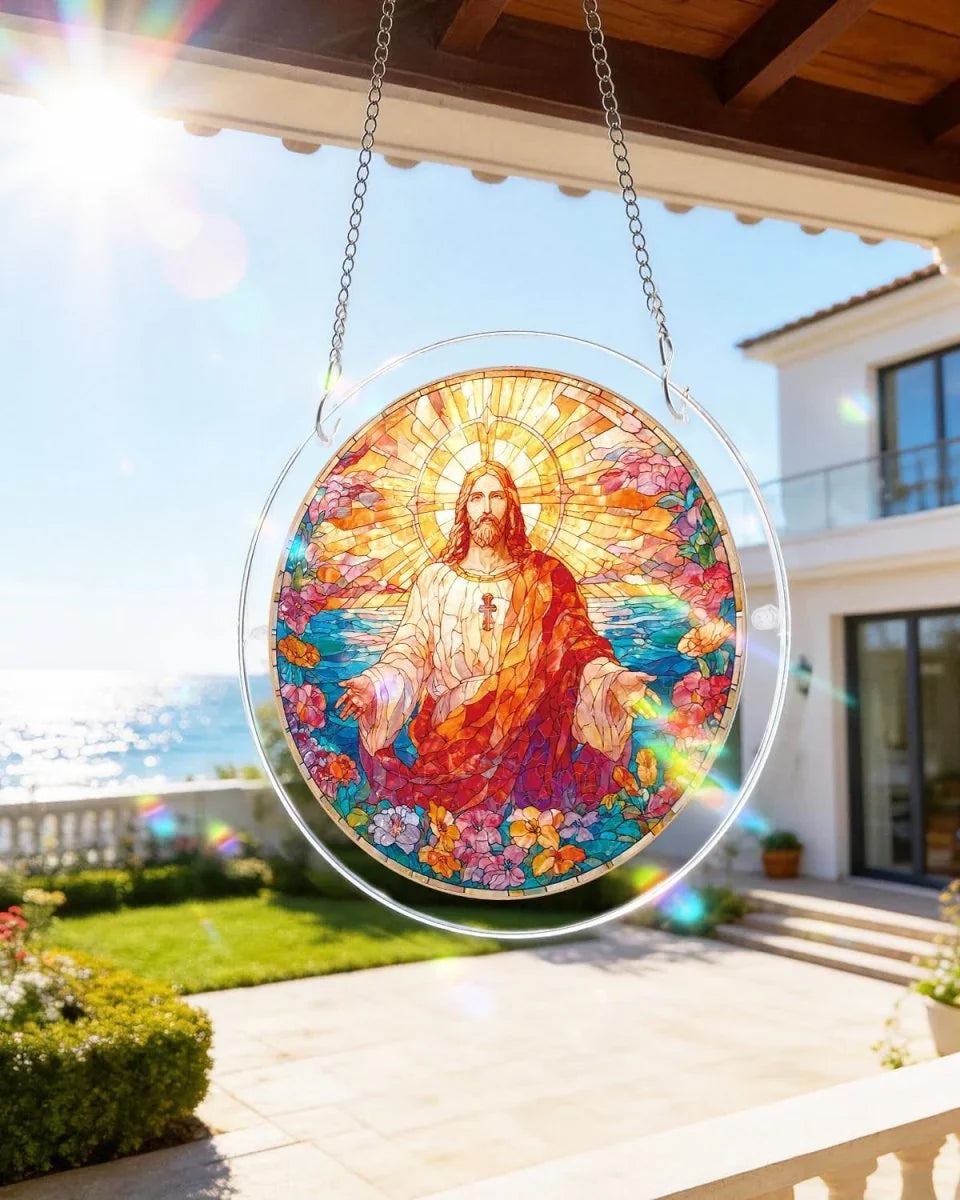 Holy Light of Jesus Light Puzzle Suncatcher
