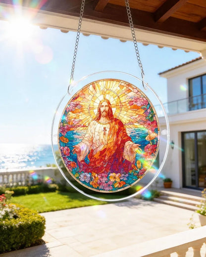 Holy Light of Jesus Light Puzzle Suncatcher