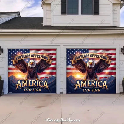 America’s 250th Anniversary | Patriotic Garage Door Cover