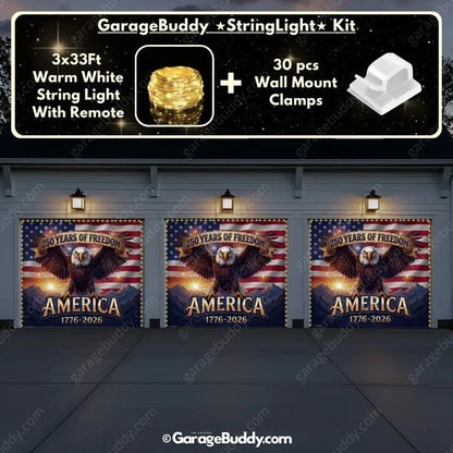 America’s 250th Anniversary | Patriotic Garage Door Cover