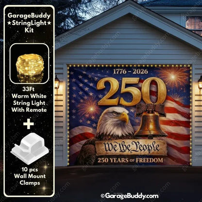 Freedom 250 | Limited Edition Patriotic Garage Door Cover