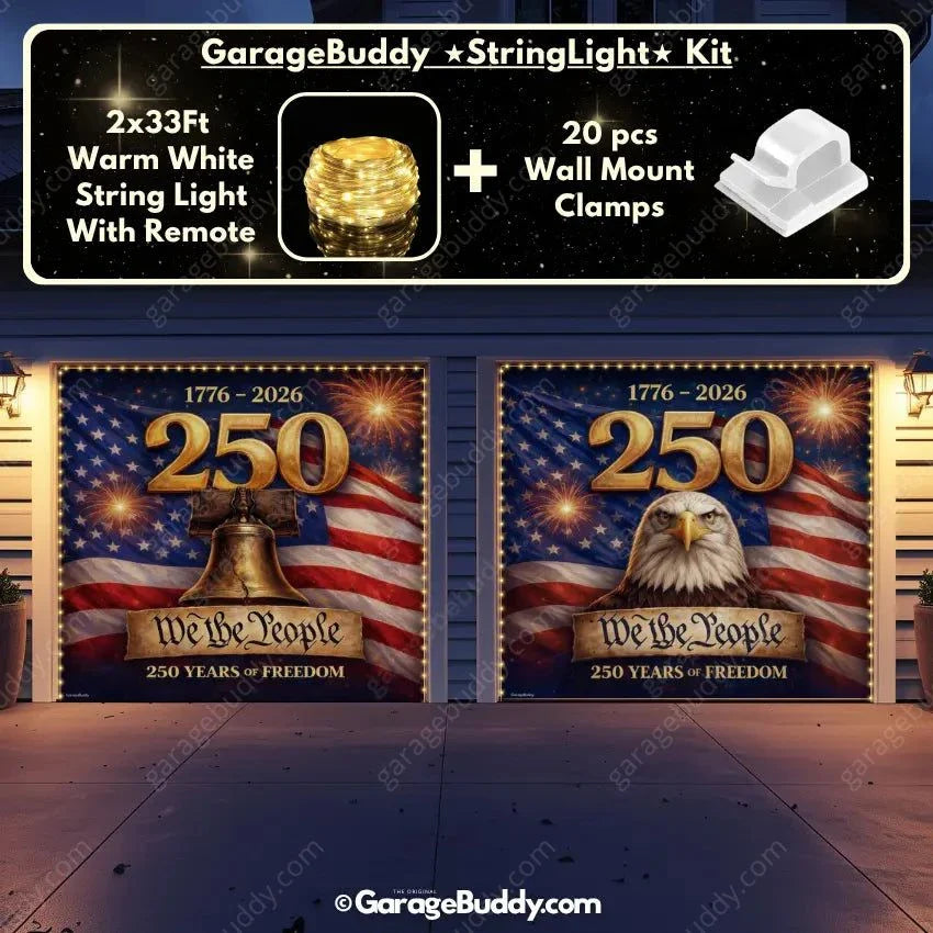 Freedom 250 | Limited Edition Patriotic Garage Door Cover