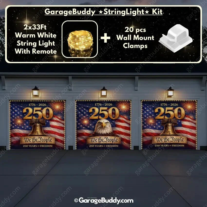 Freedom 250 | Limited Edition Patriotic Garage Door Cover