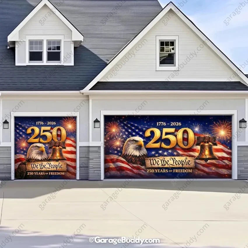 Freedom 250 | Limited Edition Patriotic Garage Door Cover