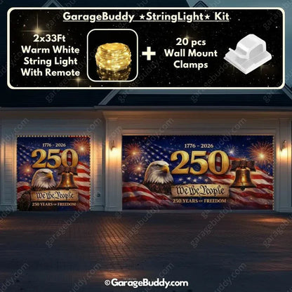 Freedom 250 | Limited Edition Patriotic Garage Door Cover
